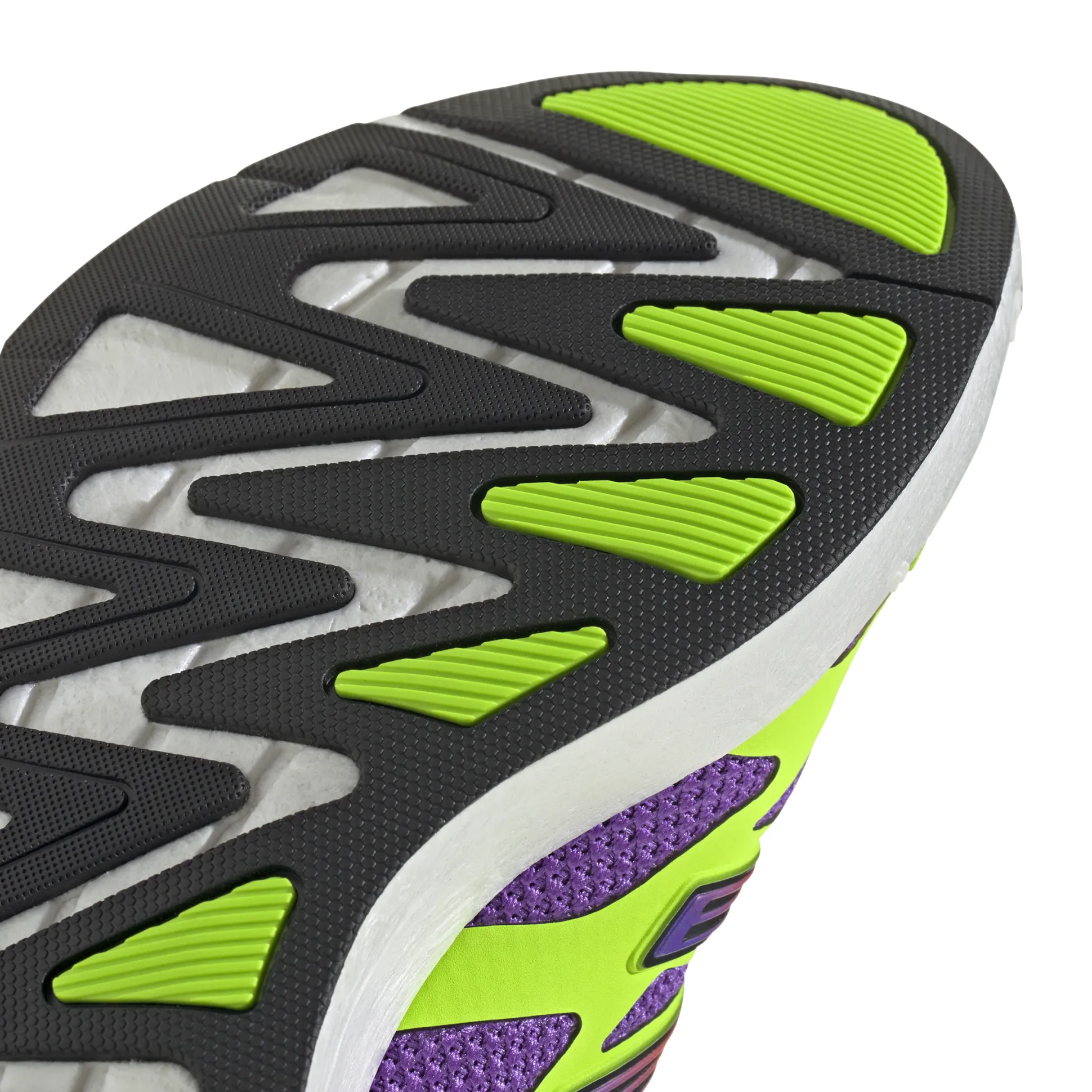Adizero Aruku Active Purple Solar Green