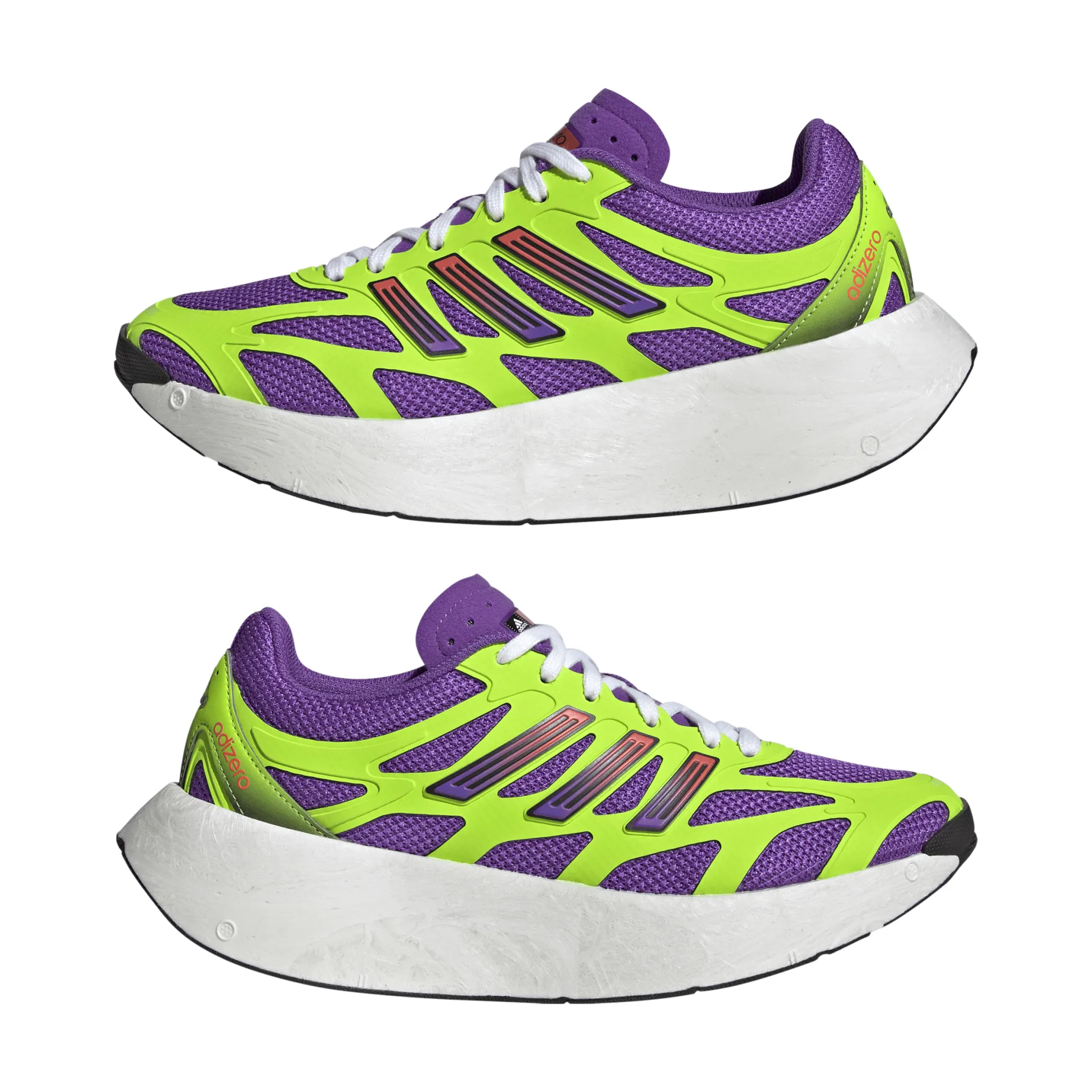 Adizero Aruku Active Purple Solar Green