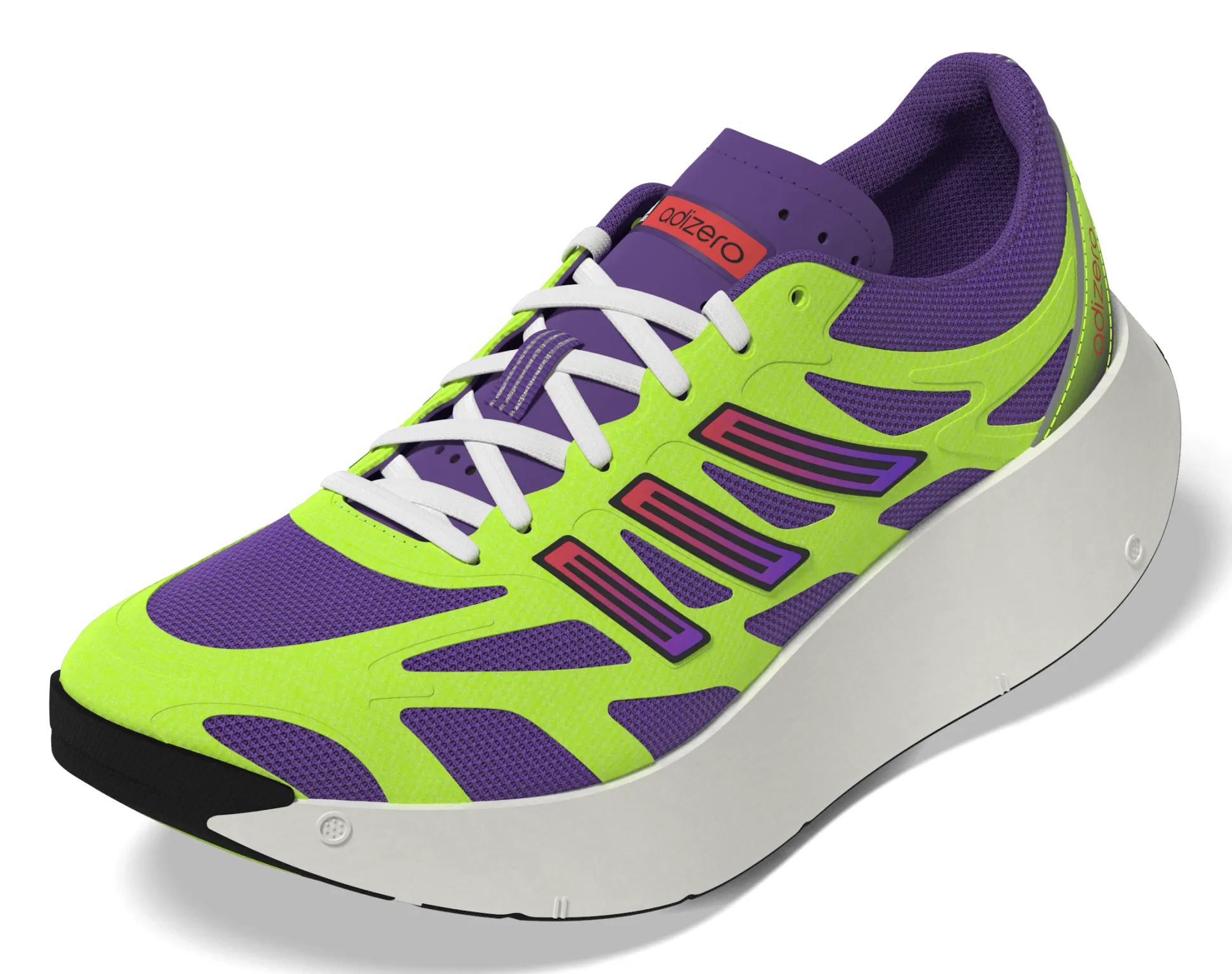 Adizero Aruku Active Purple Solar Green