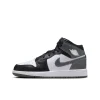 Air Jordan 1 Mid Black White Iron Grey