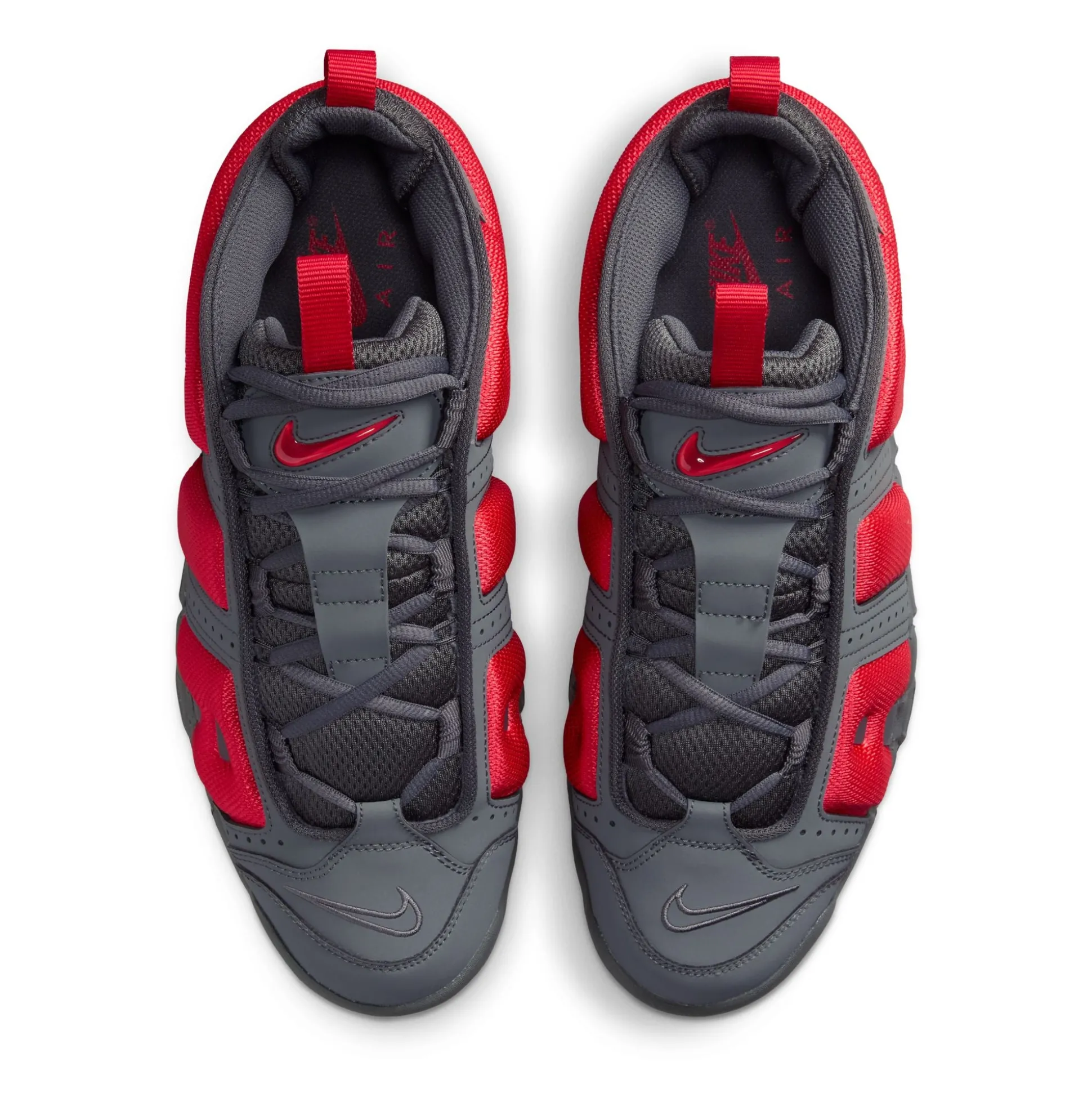 Air More Uptempo Low "Dark Grey & Light Crimson"
