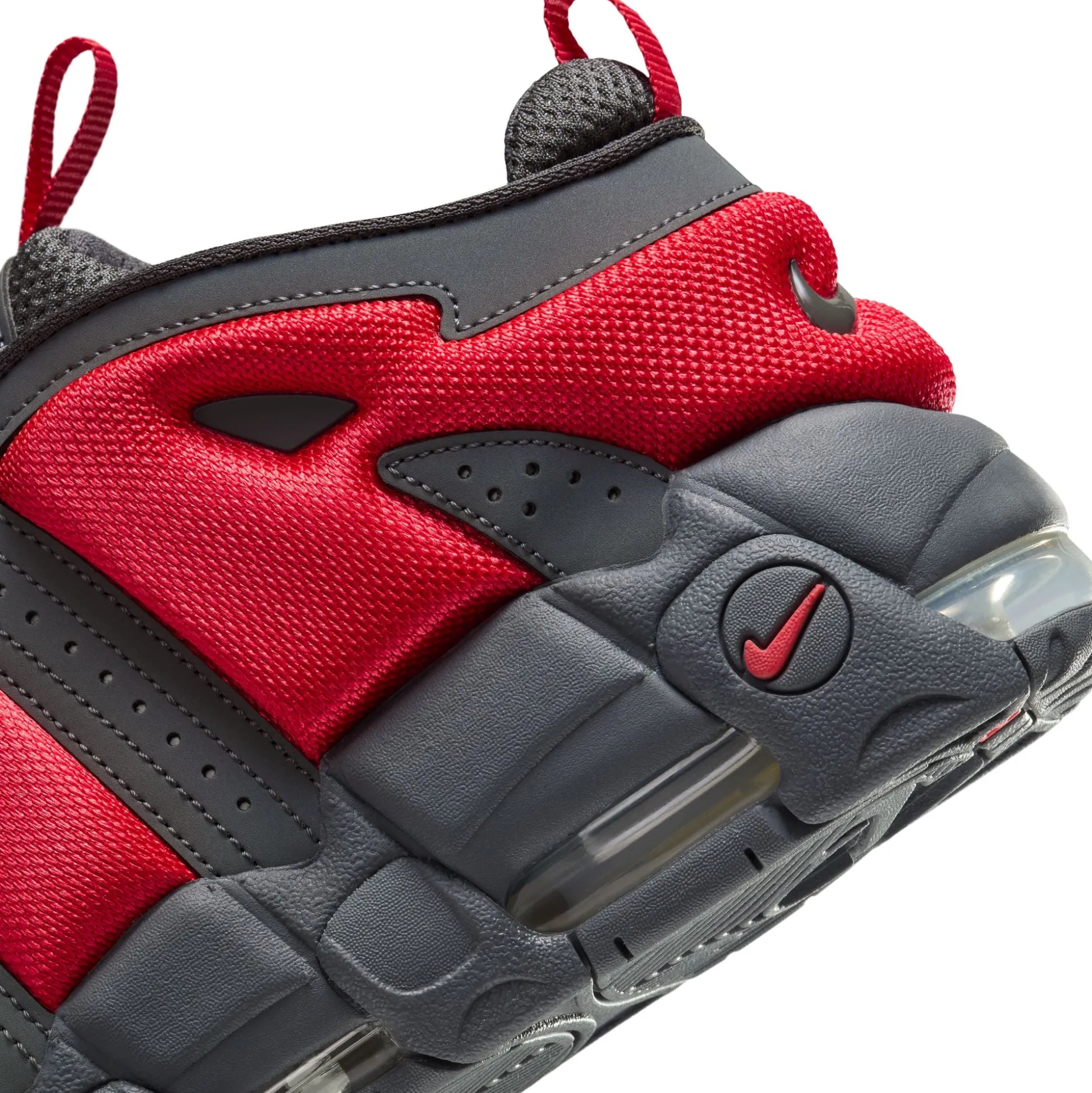 Air More Uptempo Low "Dark Grey & Light Crimson"