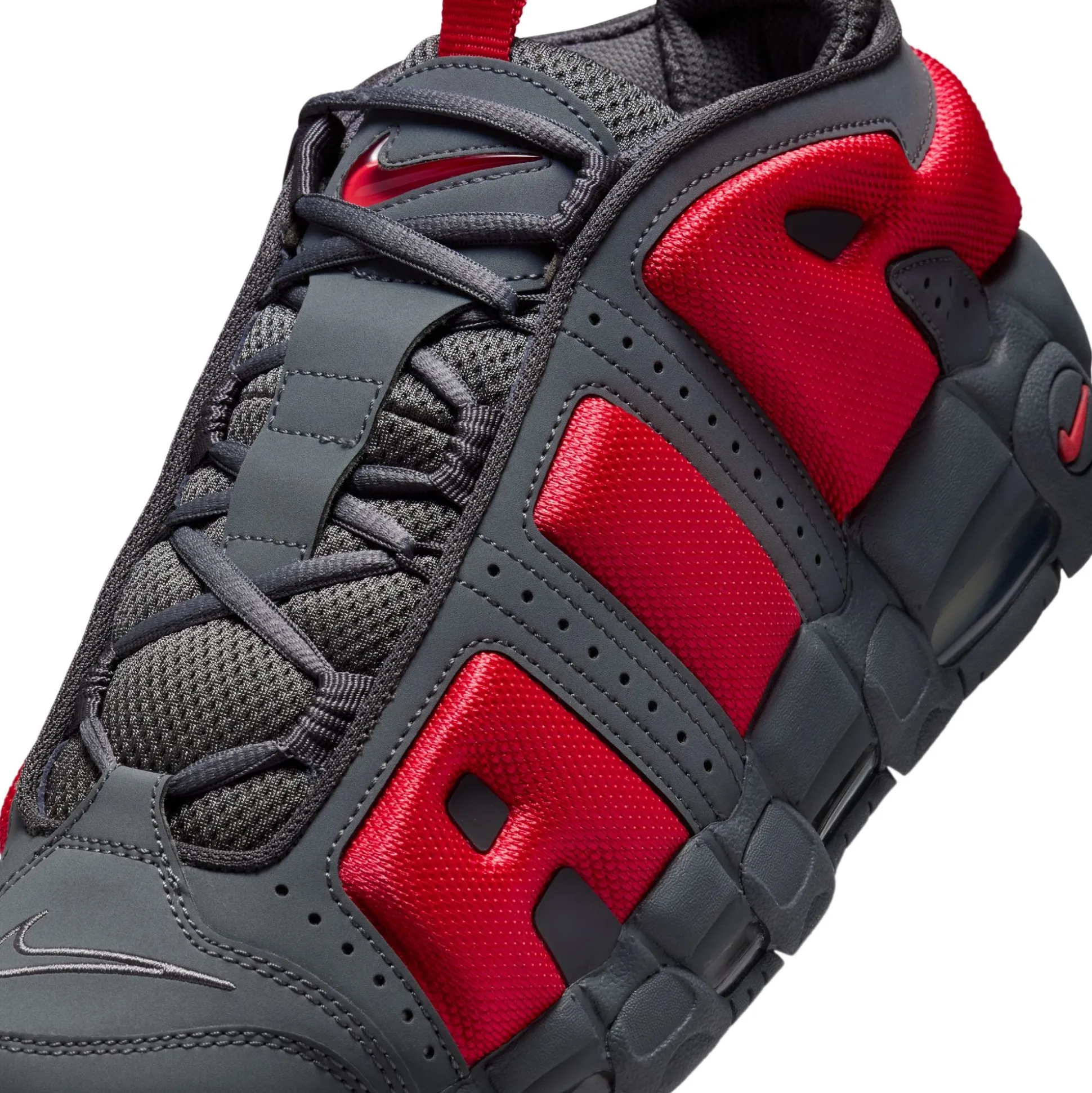 Air More Uptempo Low "Dark Grey & Light Crimson"