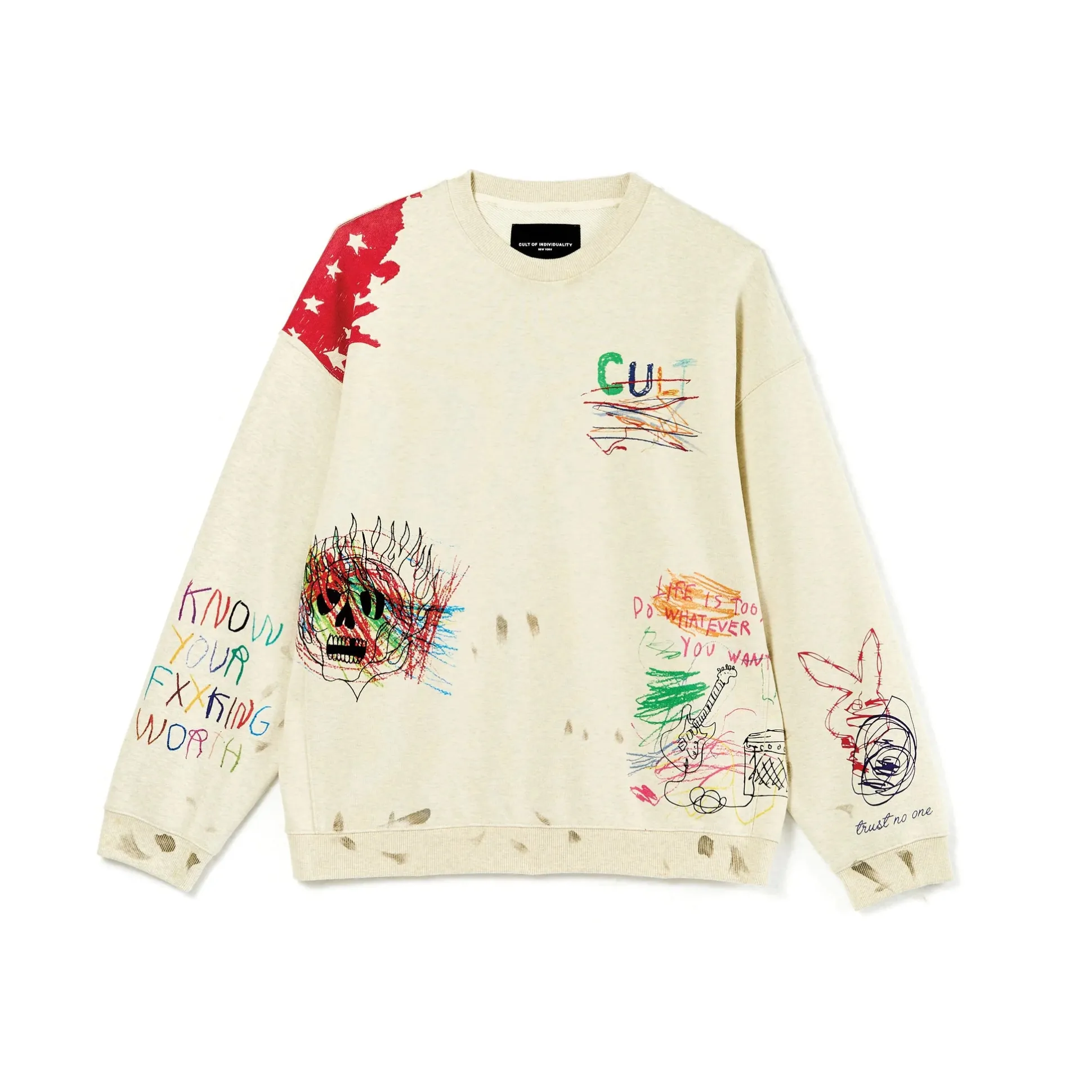 624B7-FC12A-Men Crew Neck Sweatshirt