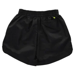 Black Nylon Basket Bermuda Shorts