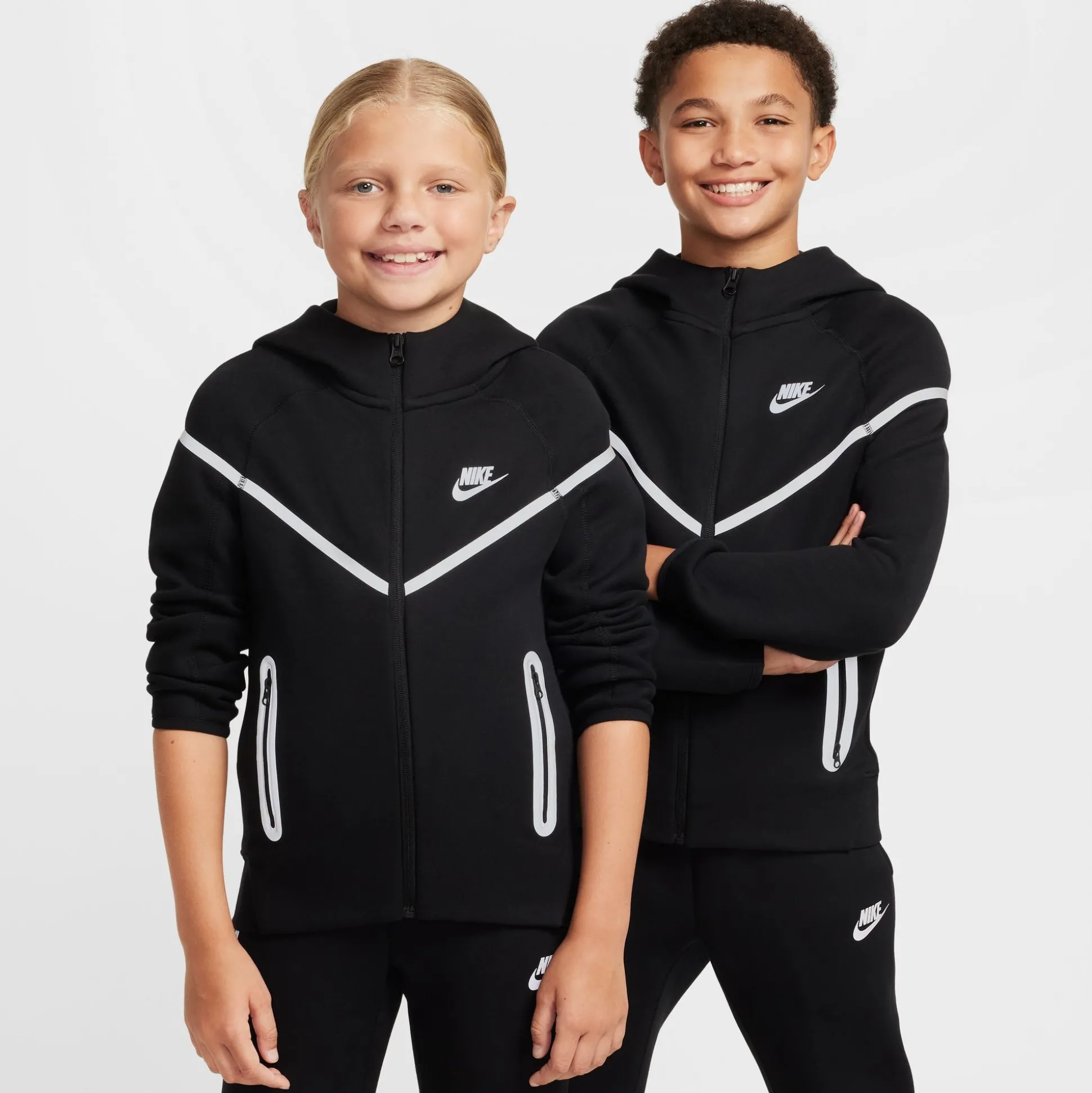 Boys' Reflective Full-Zip Hoodie