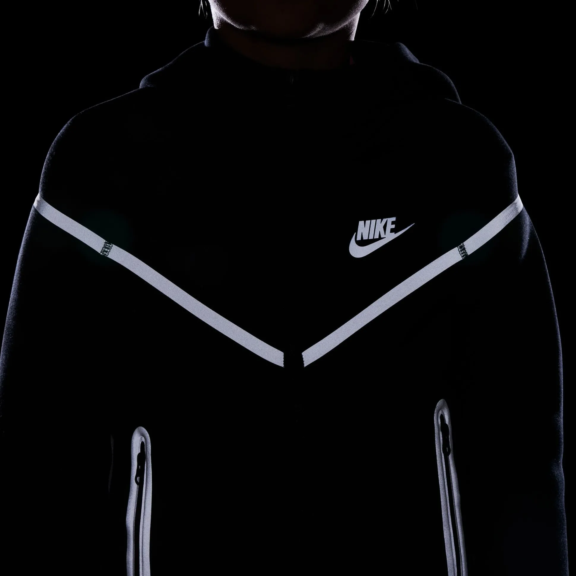 Boys' Reflective Full-Zip Hoodie