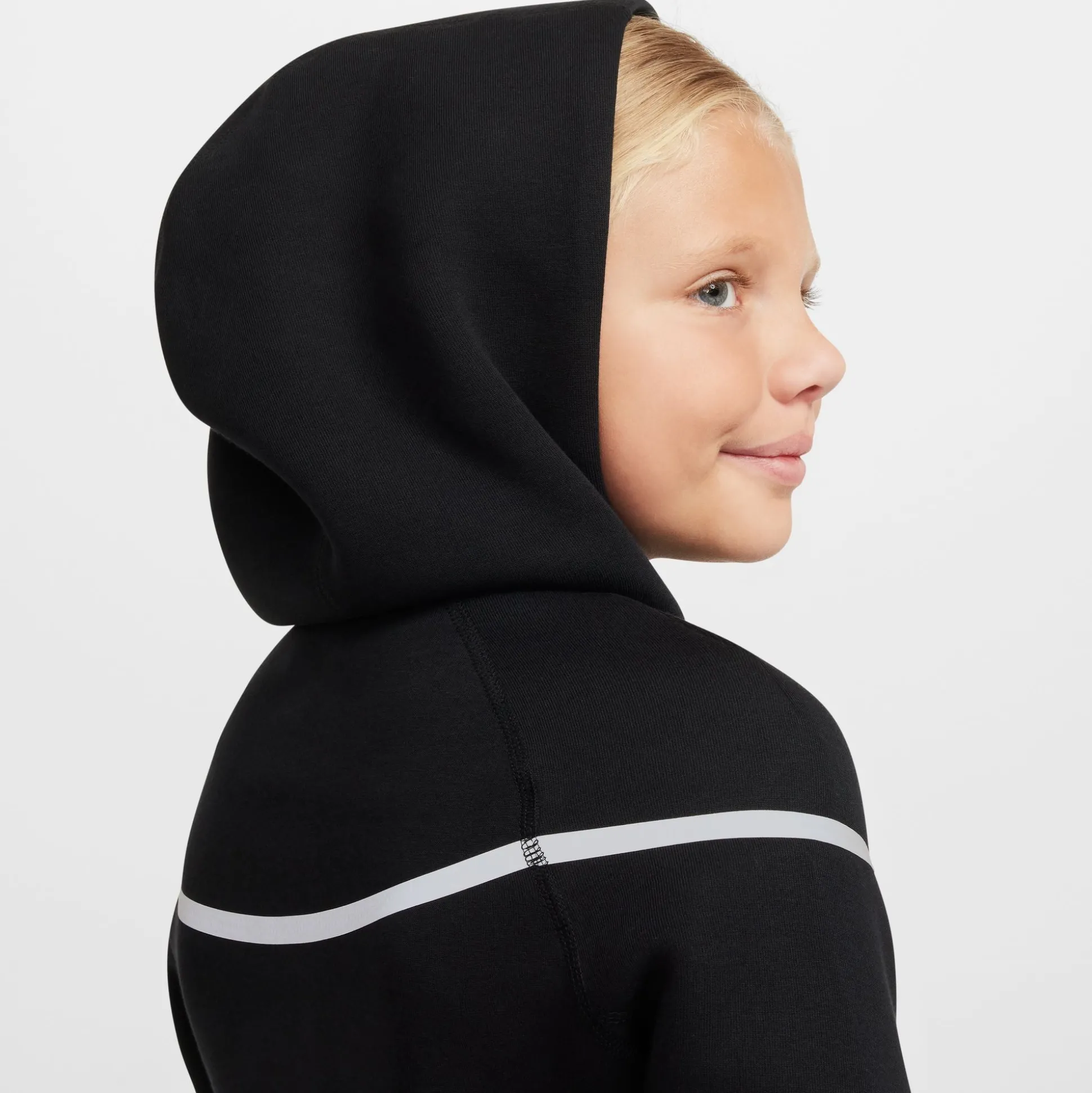 Boys' Reflective Full-Zip Hoodie