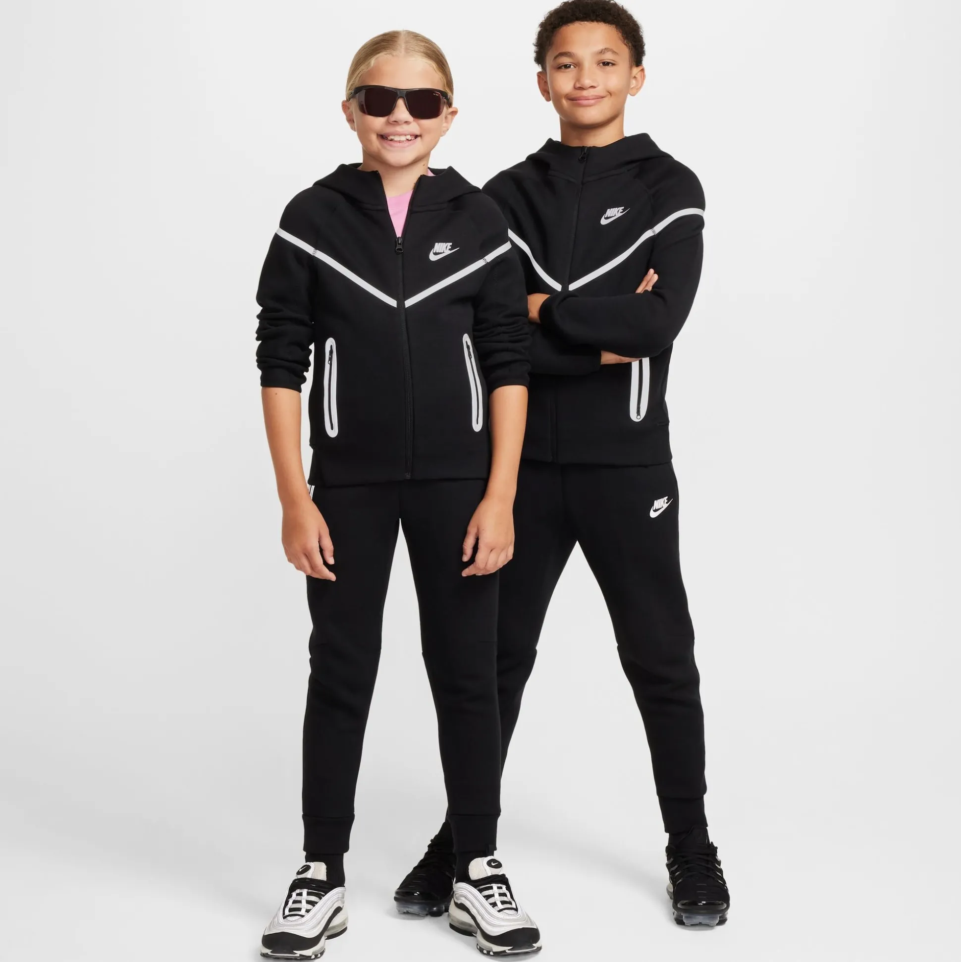 Boys' Reflective Full-Zip Hoodie