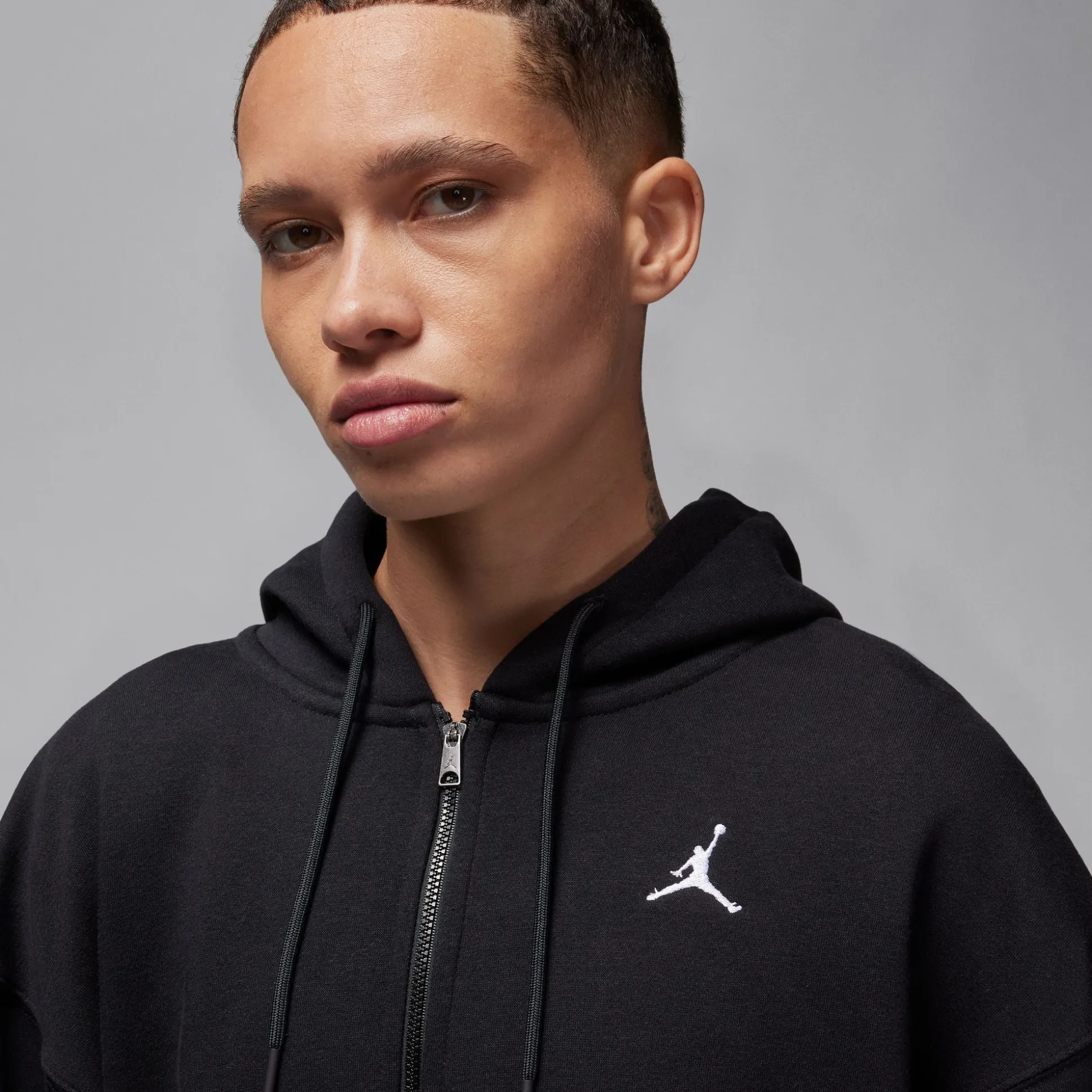 Brooklyn Fleece Hoodie Full-Zip Ls Top