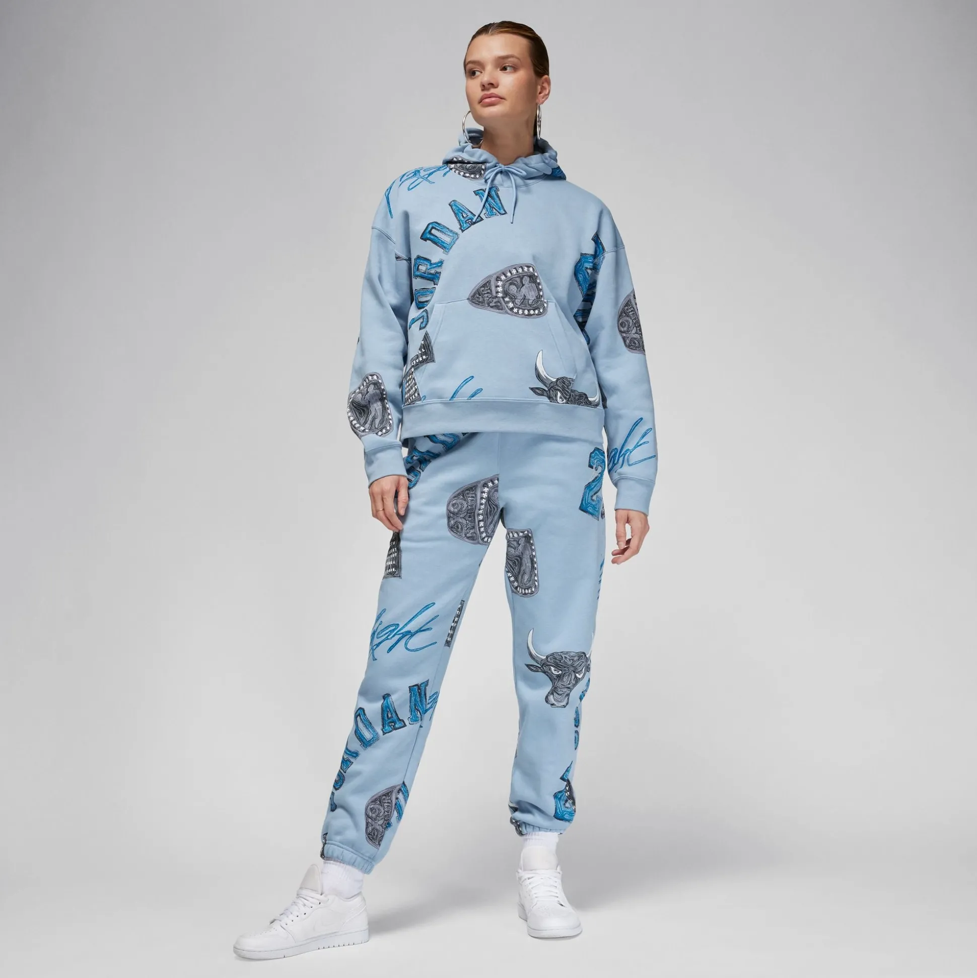 Brooklyn Long Sleeve Fleece Hoodie