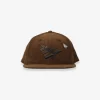 101292-BRWNSD-Men Corduroy Crown 9Fifty Snapback Hat