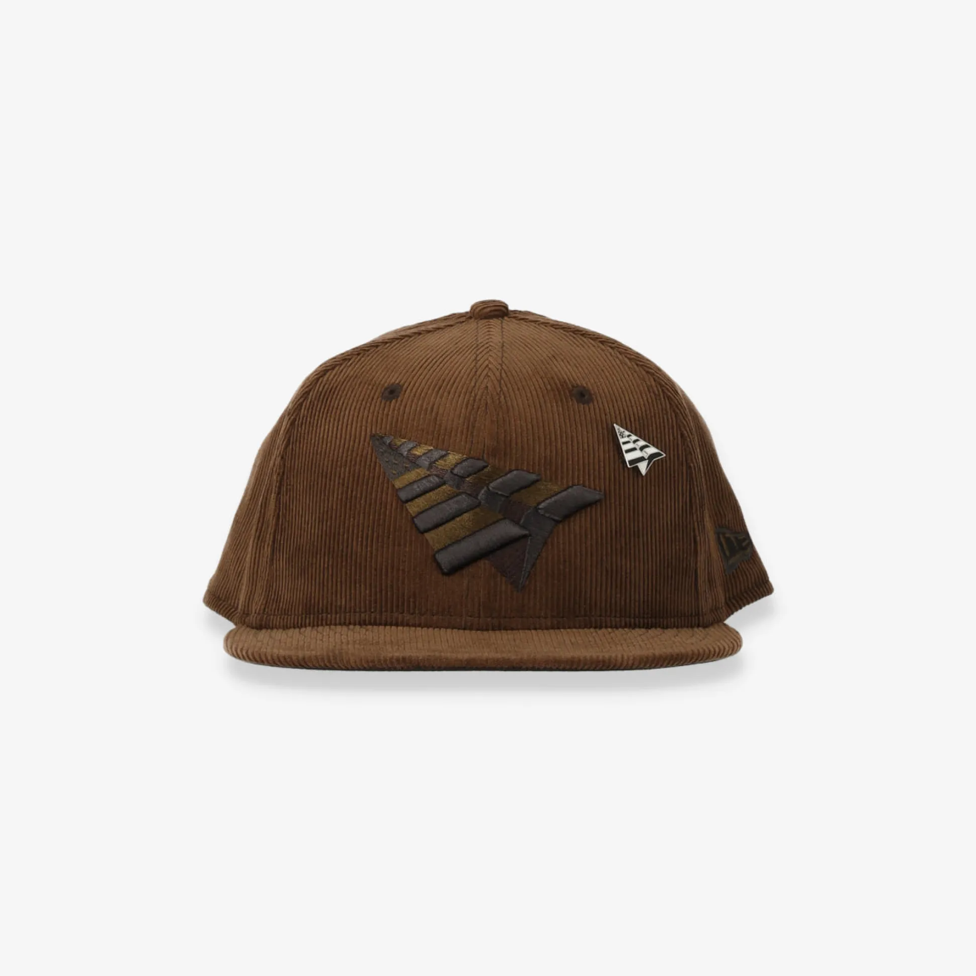 101292-BRWNSD-Men Corduroy Crown 9Fifty Snapback Hat