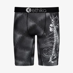 Chainbossed Staple Boxer Brief Black