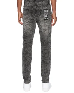 Chitch Stencil Stitch Jean