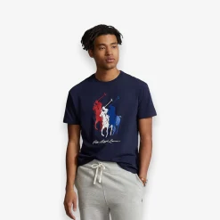 Classic Fit Big Tiple Pony Jersey T-Shirt