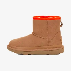 Classic Mini Zipper Tape Boots Chestnut PS