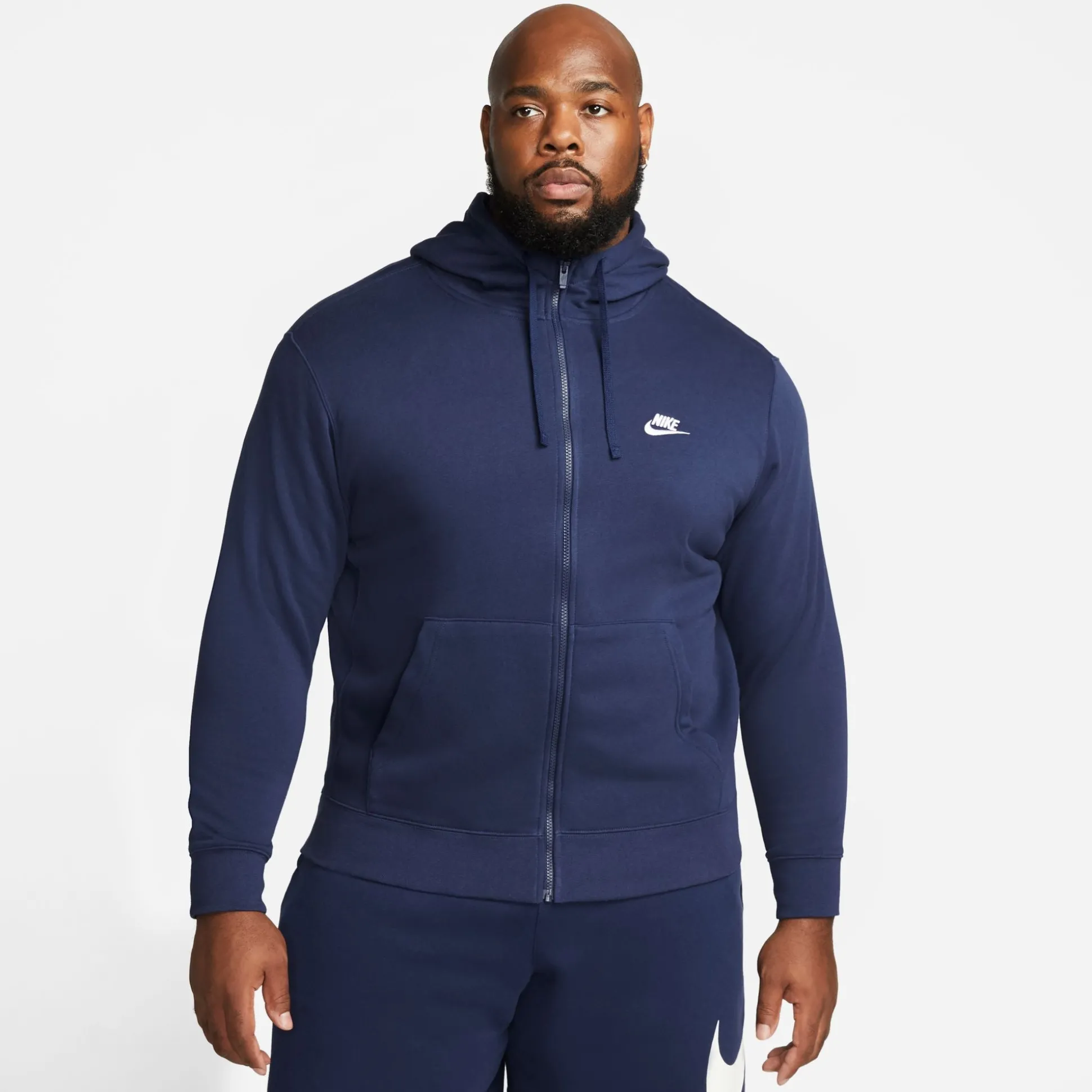 Club Fleece Blue Full Zip Hoodie