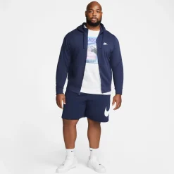 Club Fleece Blue Full Zip Hoodie
