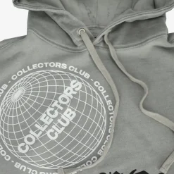 Collectors Club Globe Washed Pullover Hoodie