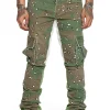 Commander Stacked Flare Jean
