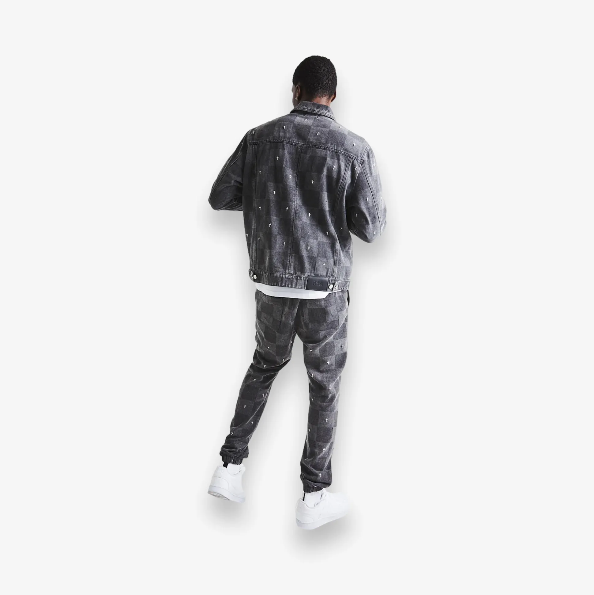 Danny Jean Jacket Grey Cross Checker