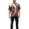 Deadpool x Wolverine - Claws and Chaos Oversized Brown T-Shirt