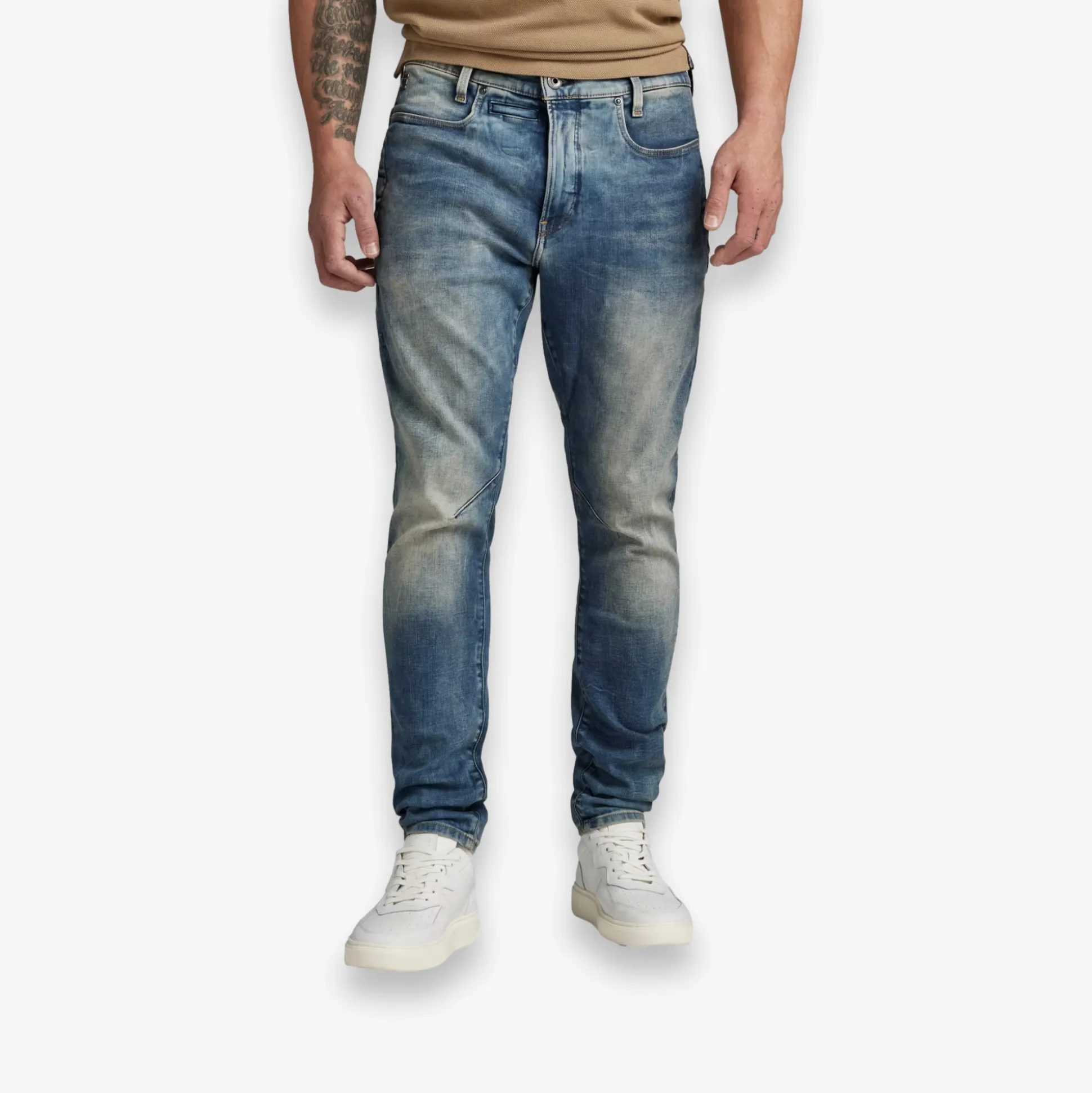 D-Staq 3D Slim Denim Jeans Medium blue