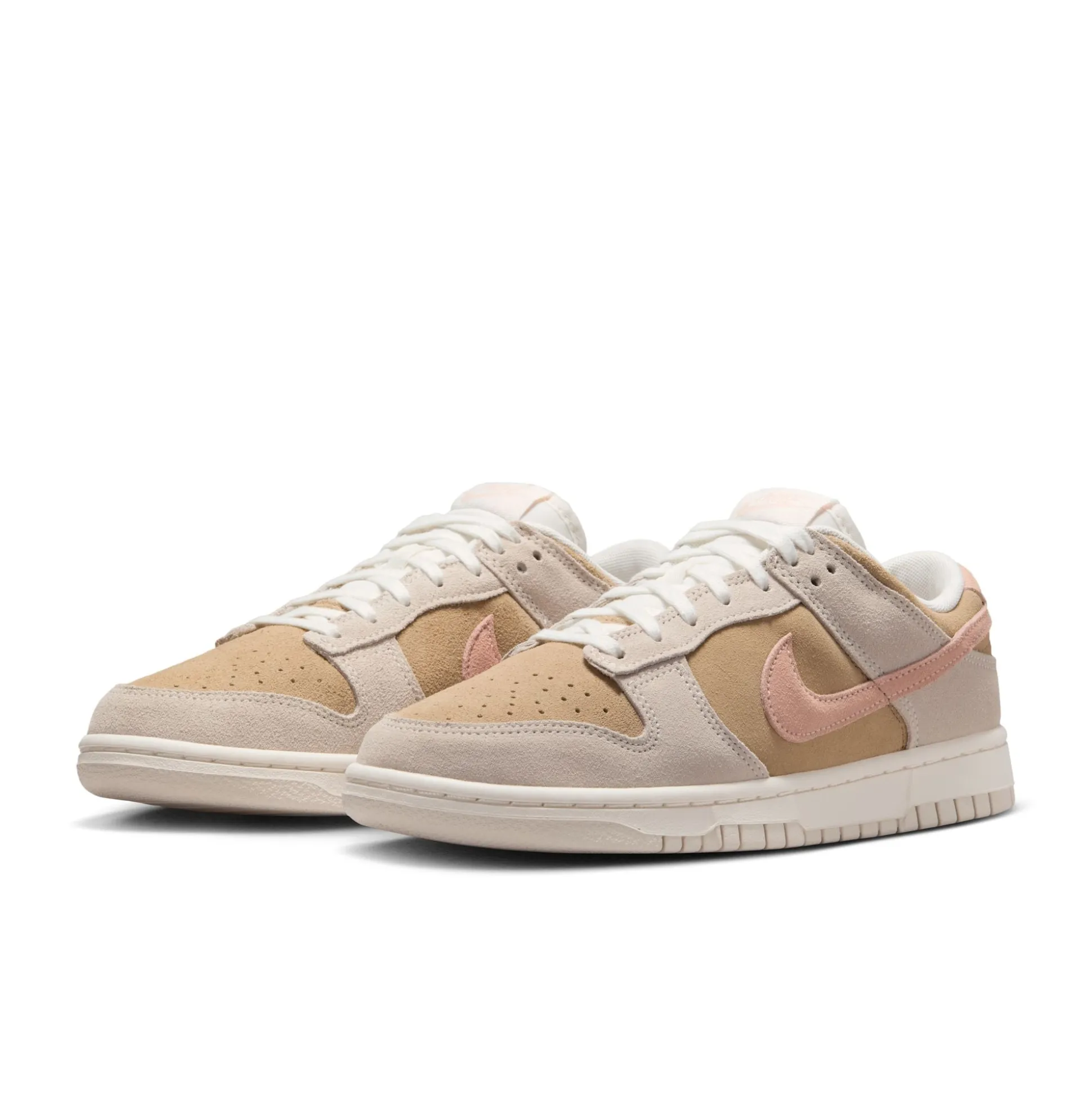 Dunk Low Suede Phantom Washed Coral