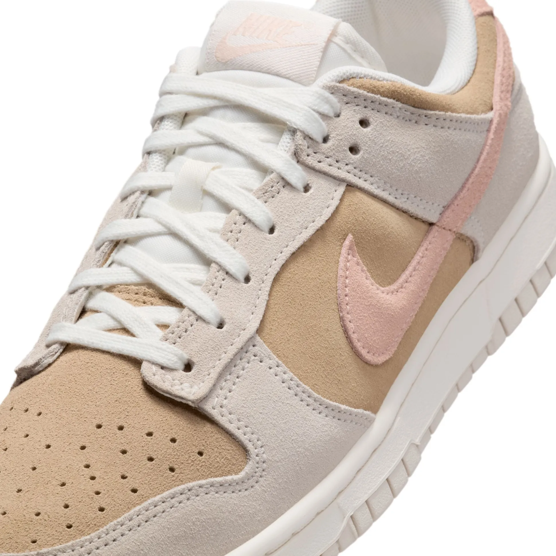 Dunk Low Suede Phantom Washed Coral