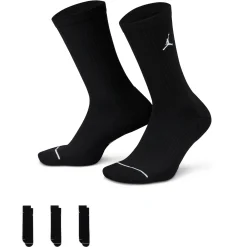 DX9632-010-Everyday Crew Socks (3 Pairs)