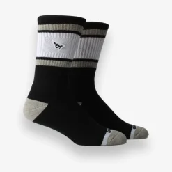 Embroidery Logo Patch Stripe Socks