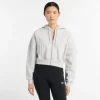 French Terry Full Zip Jacket Grey