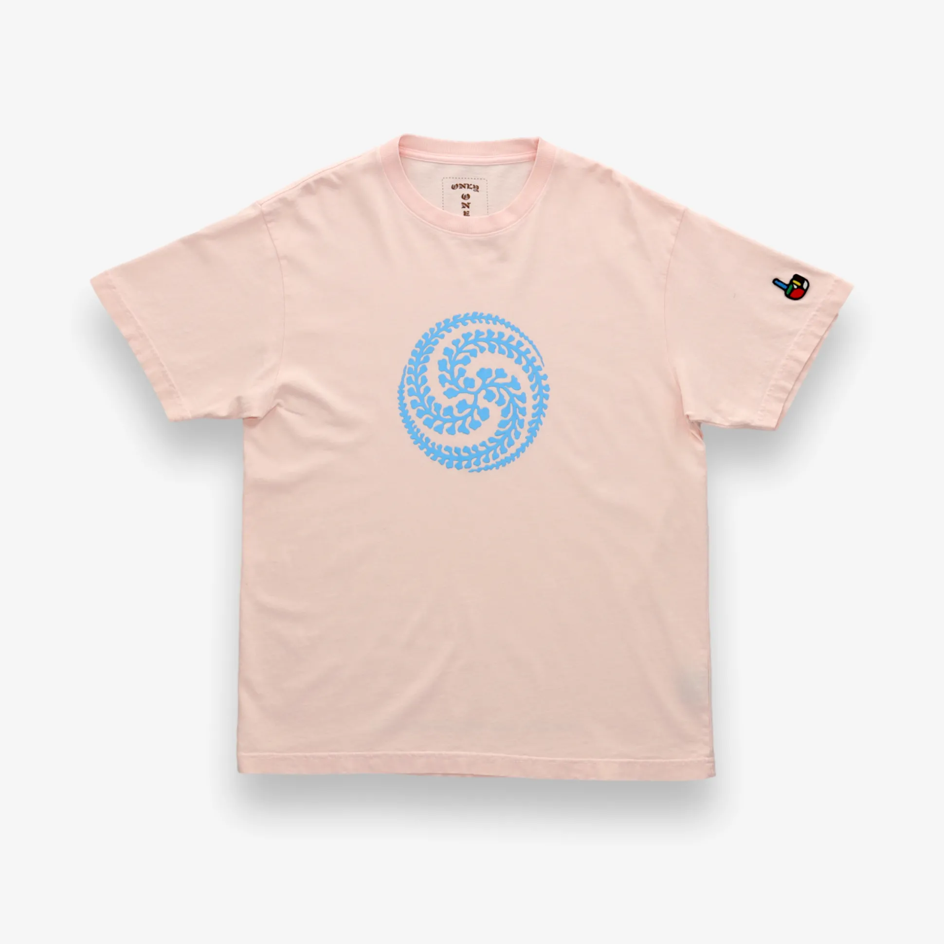 Ivy Yin Yang Swirl Logo Light Pink T-Shirt U.S.A