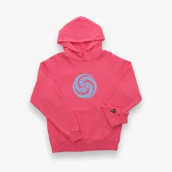Ivy Yin Yang Swirl Logo Rosado Pullover Hoodie U.S.A