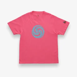 Ivy Yin Yang Swirl Logo Rosado T-Shirt U.S.A