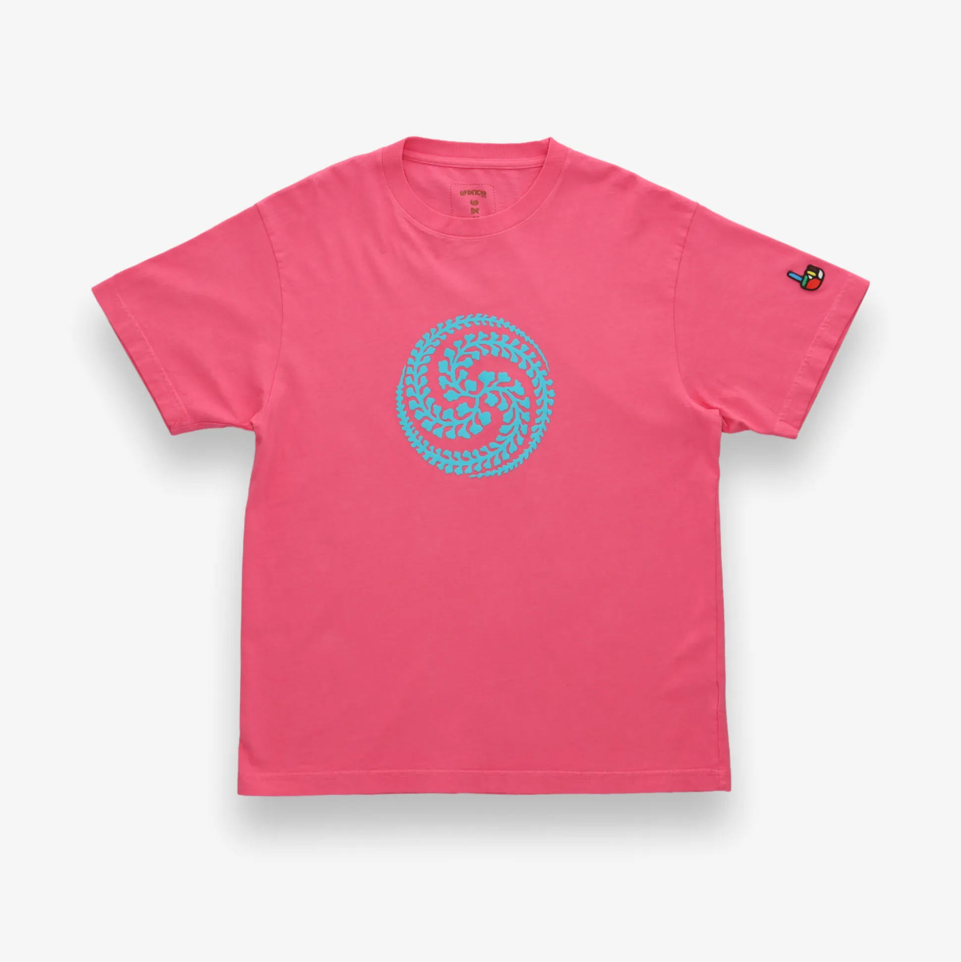 Ivy Yin Yang Swirl Logo Rosado T-Shirt U.S.A