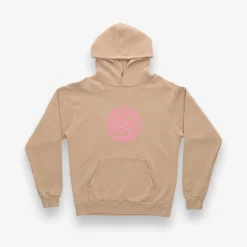 Ivy Yin Yang Swirl Logo Sand Pullover Hoodie U.S.A