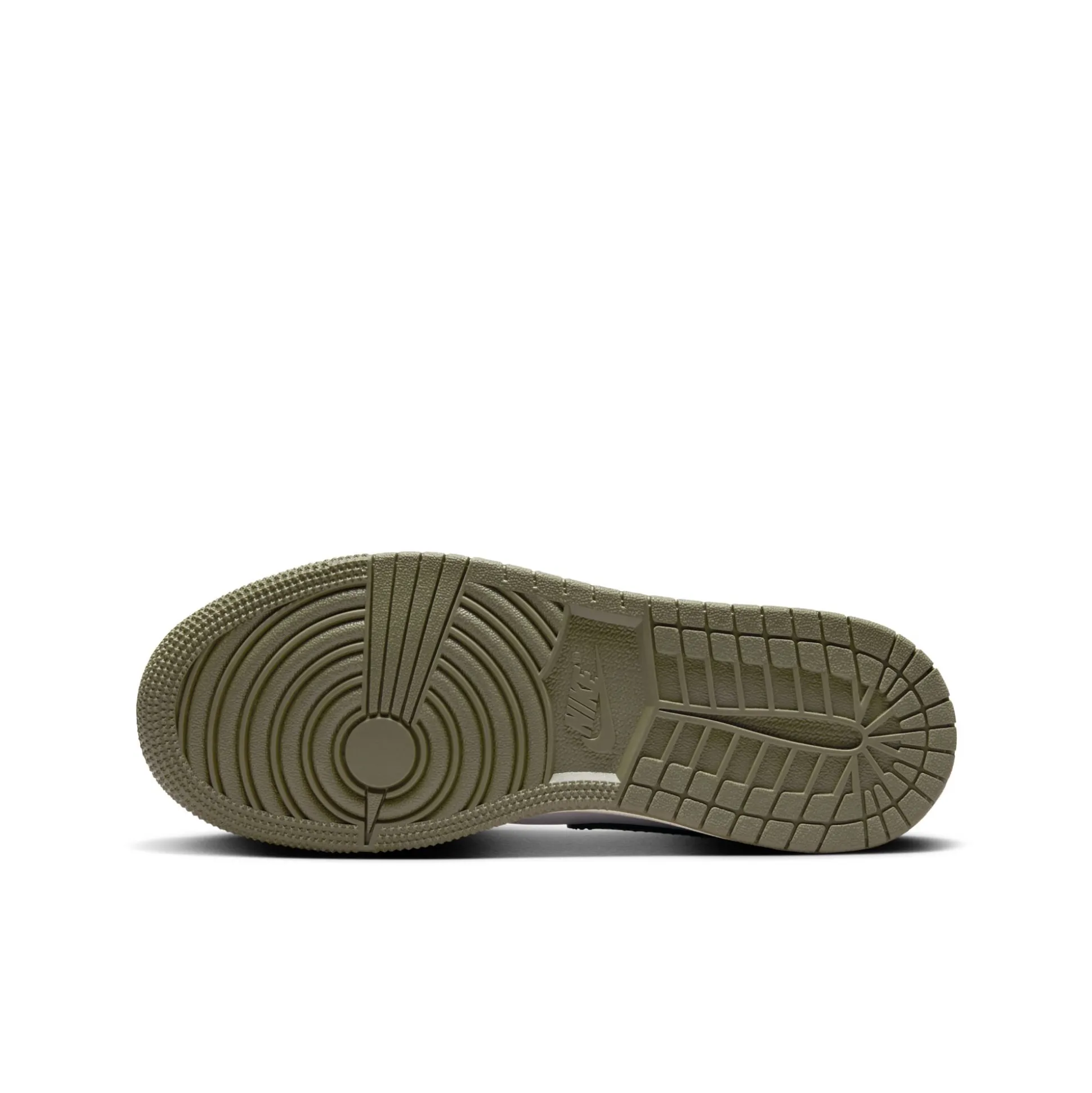Jordan 1 Low Black Toe Medium Olive GS