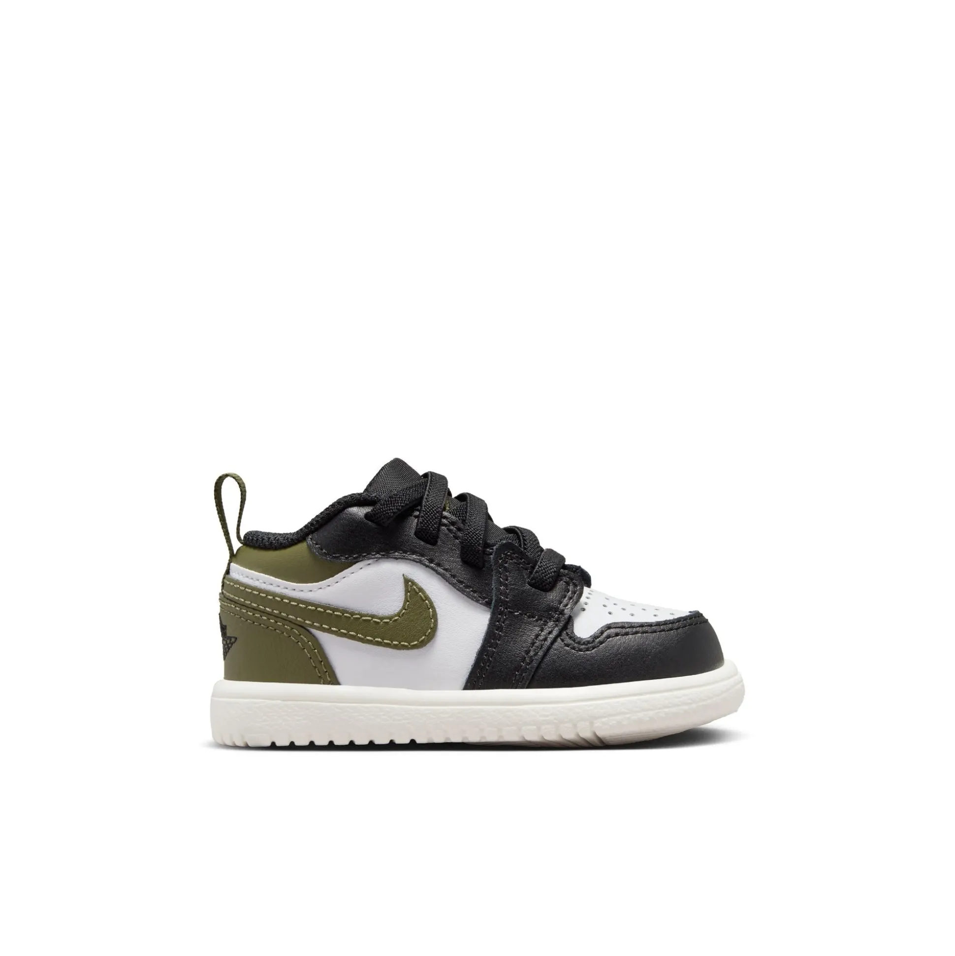 Jordan 1 Low Black Toe Medium Olive TD