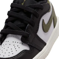 Jordan 1 Low Black Toe Medium Olive TD