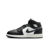 Jordan 1 Mid Off Noir Toe Gs