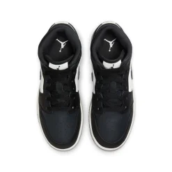 Jordan 1 Mid Off Noir Toe Gs