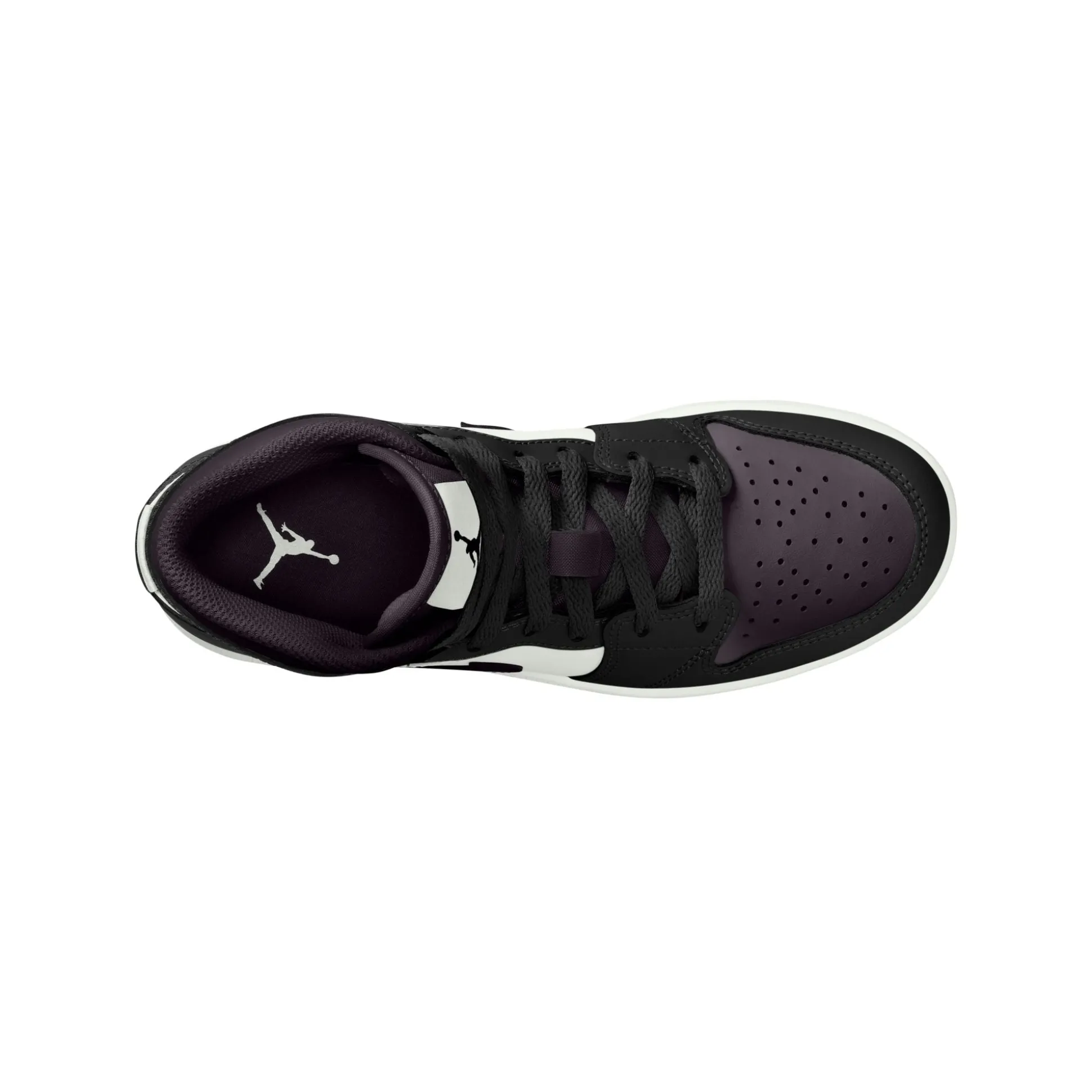 Jordan 1 Mid Off Noir Toe Gs