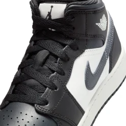 Jordan 1 Mid Off Noir Toe Gs
