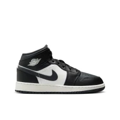 Jordan 1 Mid Off Noir Toe Gs