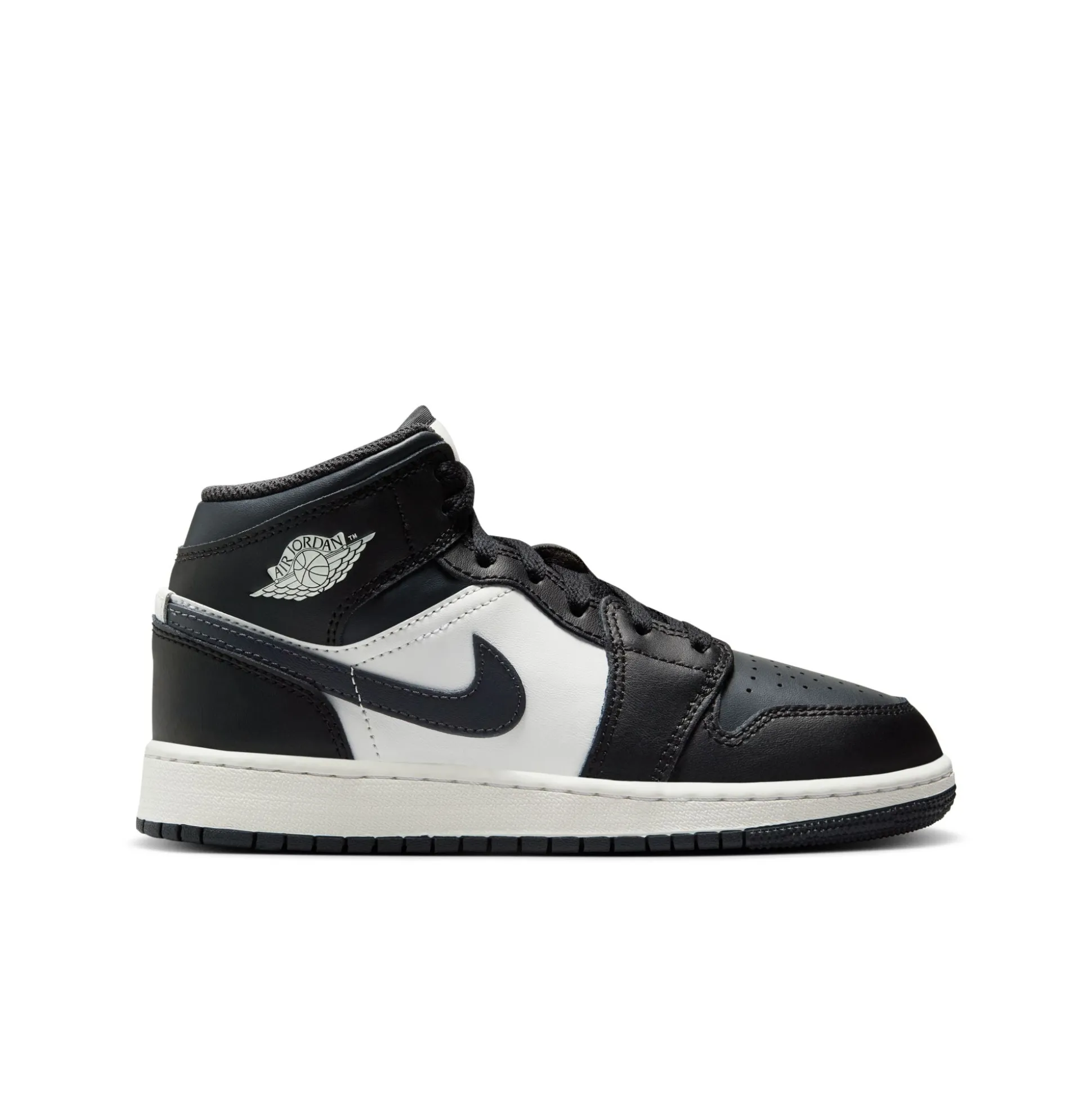 Jordan 1 Mid Off Noir Toe Gs
