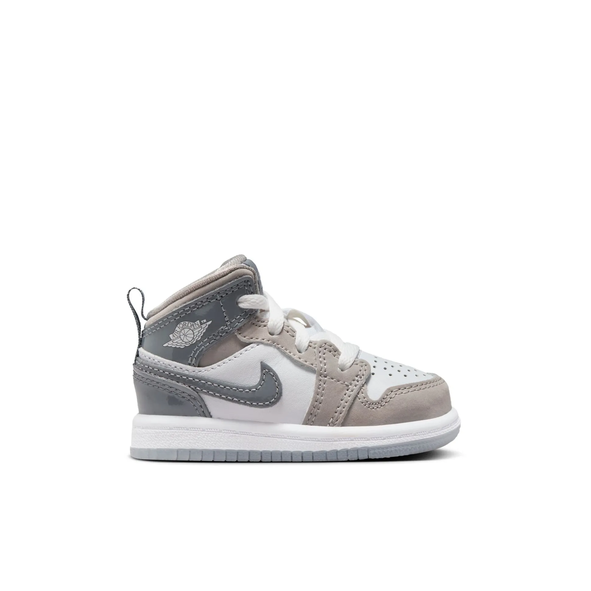 Jordan 1 Mid SE Patent Cool Grey TD