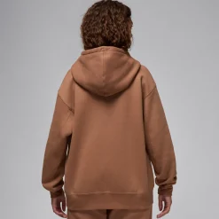 Jordan Flight Fleece Hoodie Brown