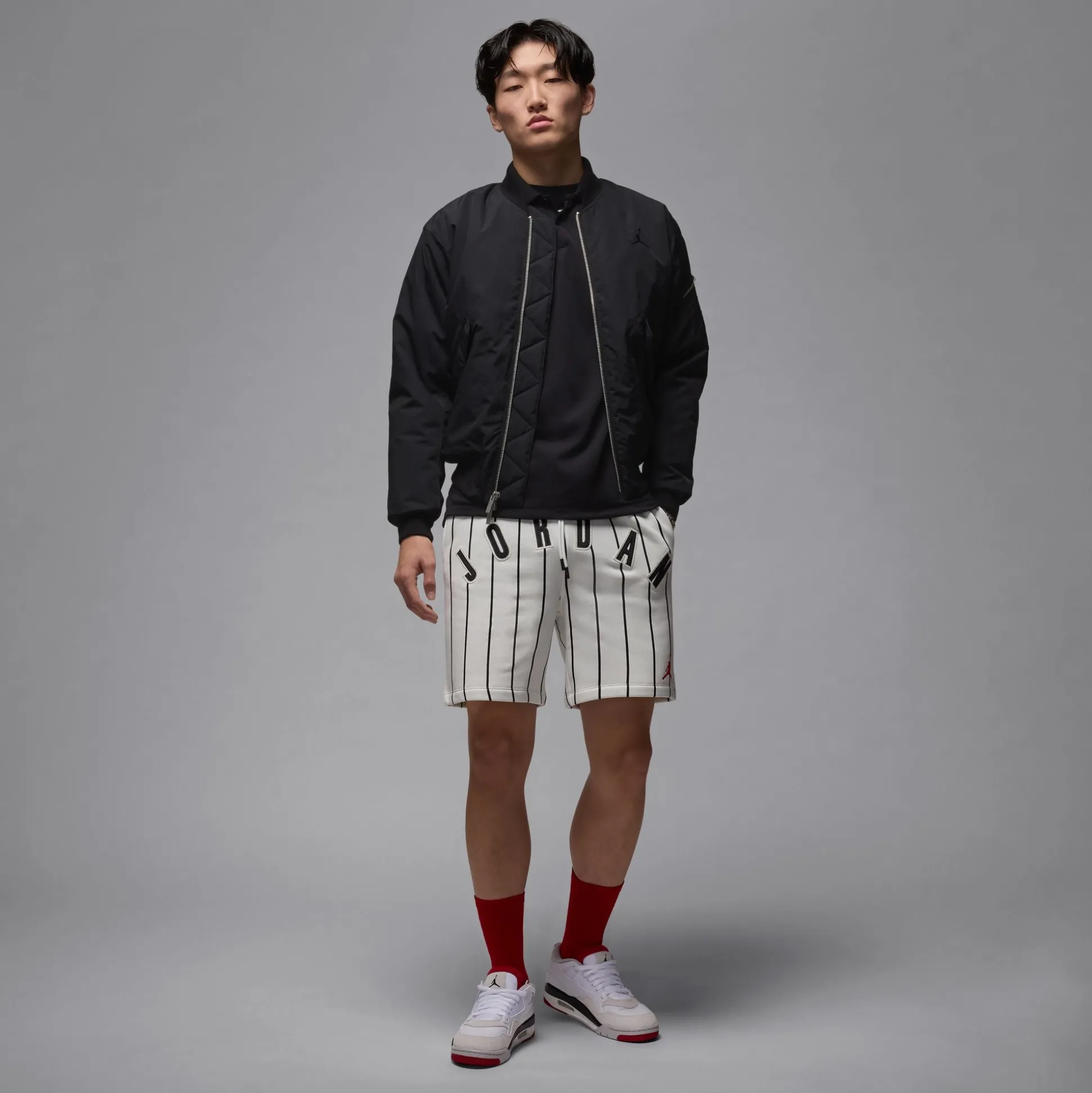 Jordan shorts striped white